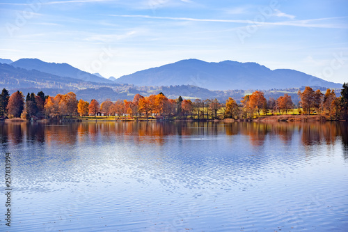 autumn scenery in Bavaria Germany