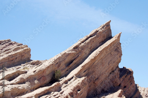 Vasquez Rocks in California desert, used as filming locations for many science fiction shows including Star Trek.