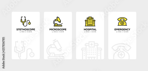 MEDICAL LINE ICON SET
