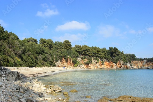Skala beach near Parga in Preveza Epirus Greece at summer