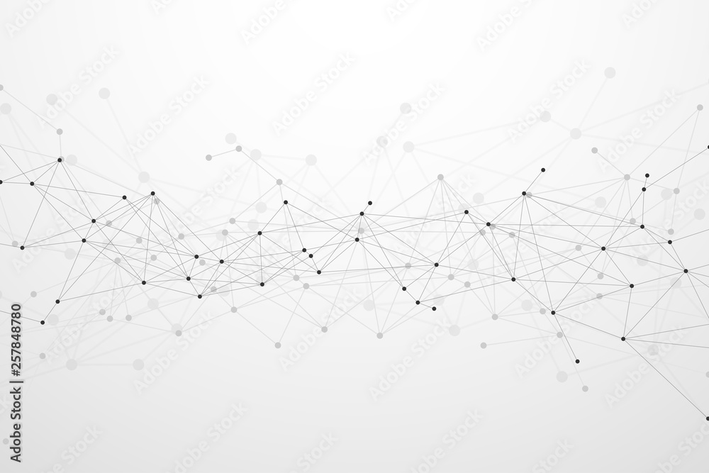Photography Abstract plexus technology futuristic network background