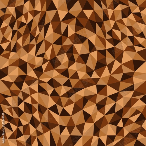 Background low poly style brown triangles 6 colors vector illustration eps