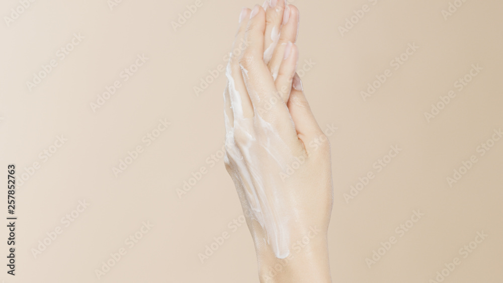 Female hands are nurturing Female hands are nurturing