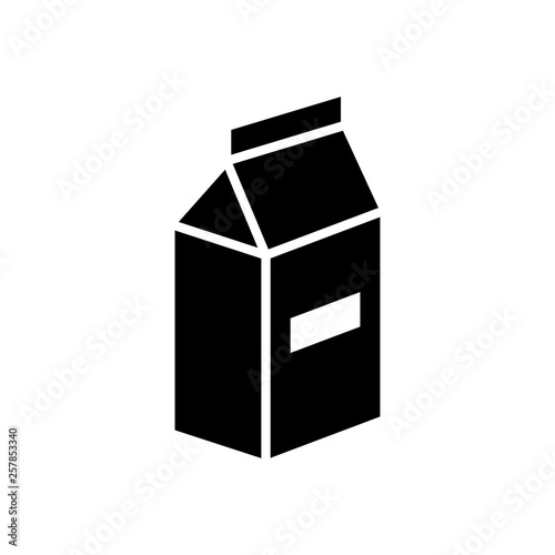 Milk or juice pack icon