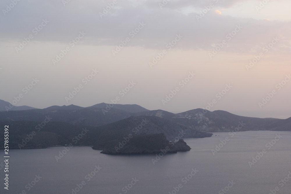 Fototapeta premium Evening at sea