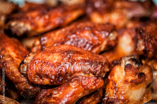 Hot and spicy buffalo style chicken wings