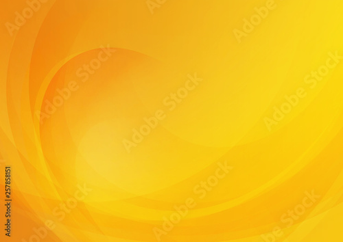 Abstract curved yellow background