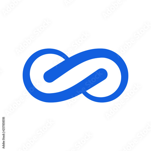 Modern Infinity Symbol Icons logo Template for technology business health company with high end look