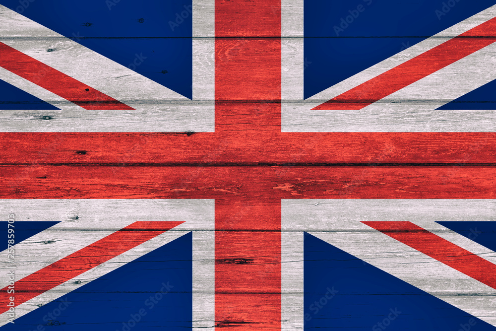 Fototapeta premium flag of UK grunge