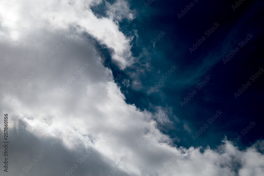 Obraz premium dramatic sky with clouds