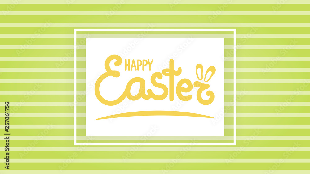 Easter letters isolated on white background on bright simple background