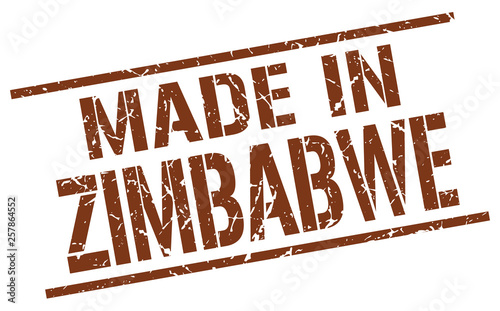 made in Zimbabwe stamp