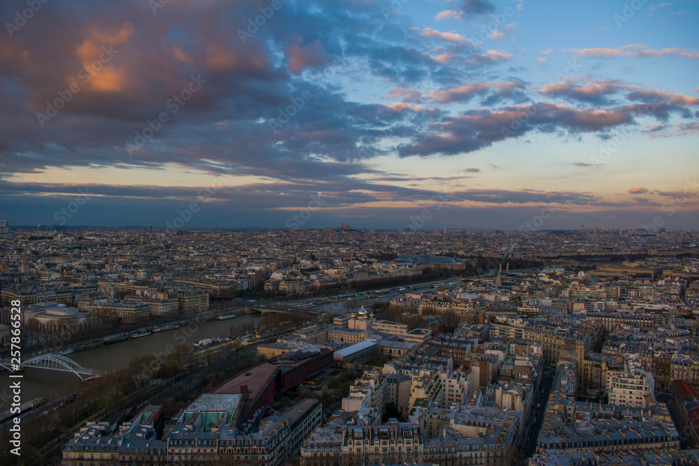 view from Eiffel tower