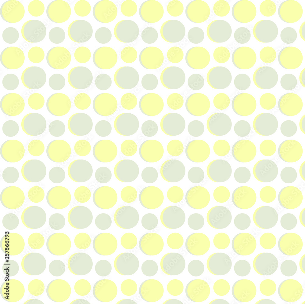 Yellow and gray dots pattern