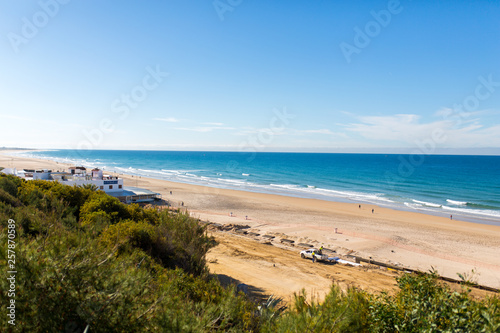 Beach at Conil de la Frontera  Andalusia  Spain  in Spring