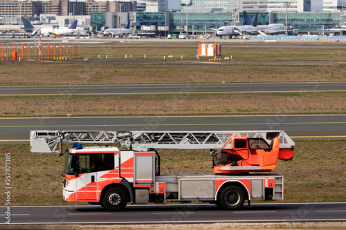 airport fire fighter truck