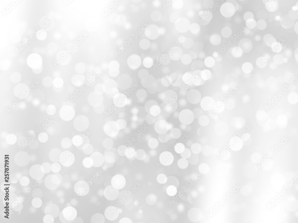 Abstract white Bokeh circles for Christmas background. White blur abstract background. Bokeh colorful glows sparkle beautiful Valentines Day concept. Abstract white Bokeh circles for Christmas background. White blur abstract background. Bokeh colorful glows sparkle beautiful Valentines Day concept.