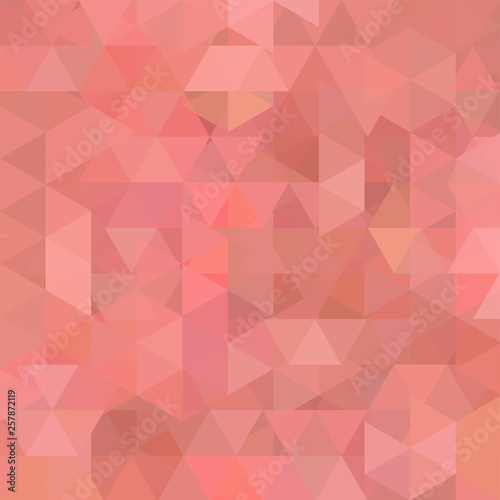 Triangle vector background. Can be used in cover design, book design, website background. Vector illustration. Pink, beige colors.