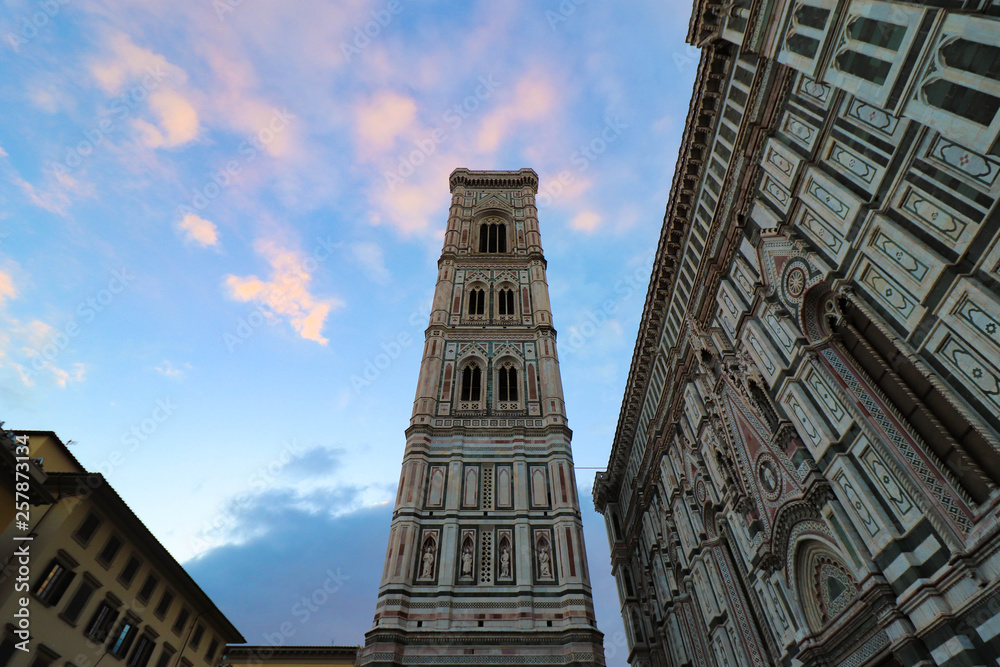 Tower of Cathedral in Florence Italy Tower of Cathedral in Florence Italy