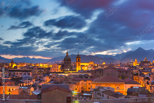 Wallpaper Mural Palermo at sunset, Sicily, Italy Torontodigital.ca