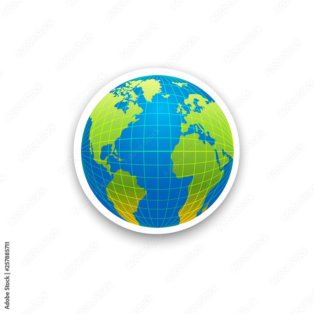 globe icon isolated globe icon isolated
