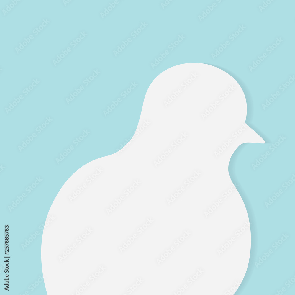 little chicken silhouette- vector illustration little chicken silhouette- vector illustration