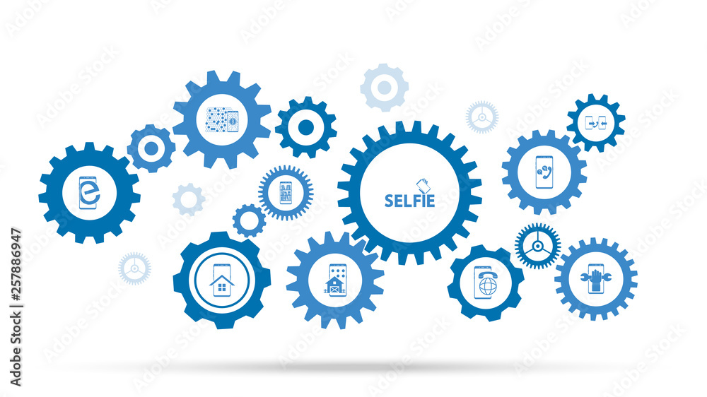 smartphone, hand, selfie icon. From mobile concept set smartphone, hand, selfie icon. From mobile concept set