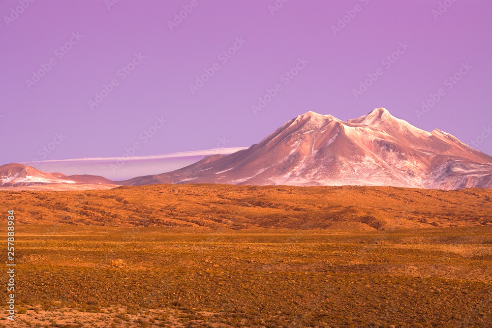 Hills in the Altiplano (High Andean plateau), Atacama desert, Chile, South America