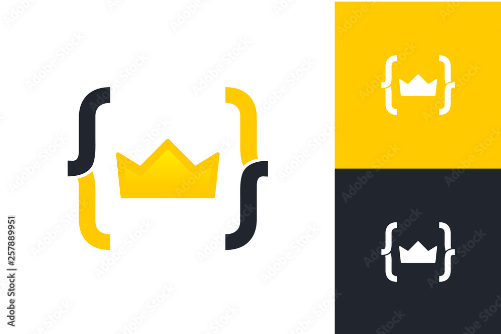 Crown Code Logo Inspirations Template Crown Code Logo Inspirations Template