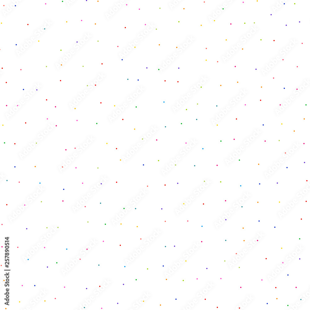 Colorful points  on a white background