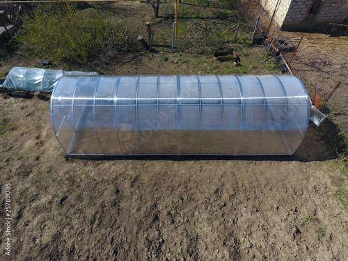 Polycarbonate greenhouse assembled from parts, prefabricated greenhouse