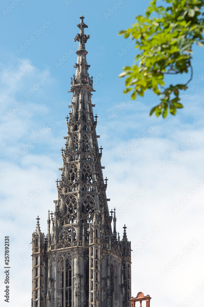 Ulm, Ulmer Münster, Kirchturm, höchster, Sommer, Kirche