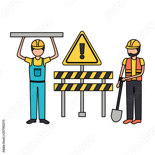 worker construction equipment