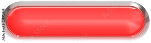 Free Download Web button 3d - red glossy realistic with metal frame, easy to expand - GFXLoad
