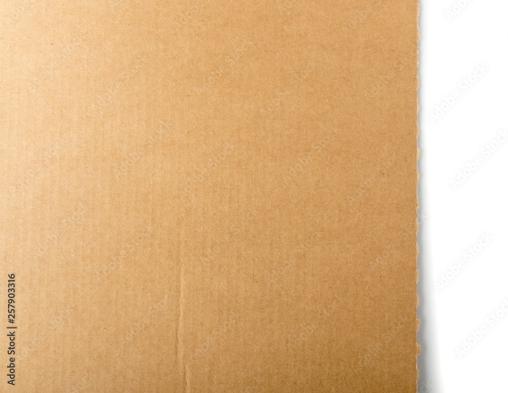 Brown Cardboard, Paper Board or Carton Background