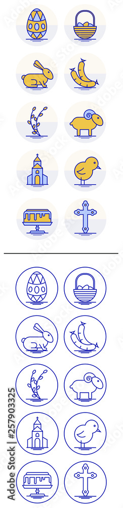 Easter Holidays Icon Pack Easter Holidays Icon Pack