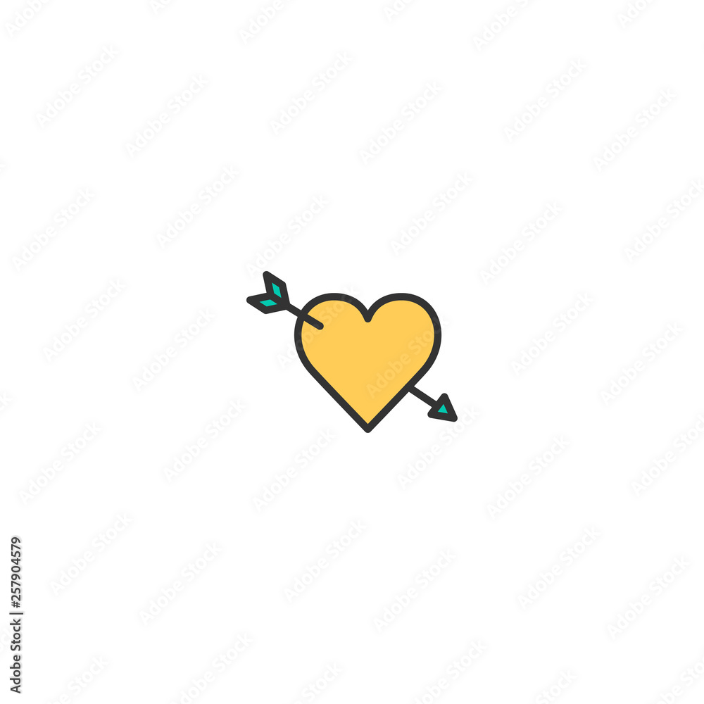 Cupid Icon Design. Lifestyle icon vector design