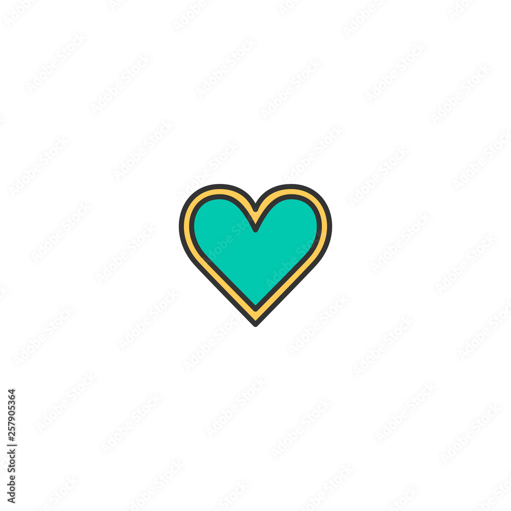 Heart Icon Design. Lifestyle icon vector design Heart Icon Design. Lifestyle icon vector design