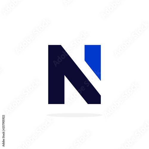 Free Download Geometric Vector Logo Letter N - GFXLoad