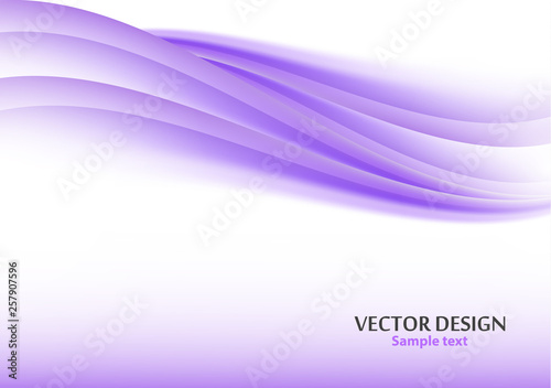 Modern abstract background with bright wavy lines. Vector illustration for web design, website design, wallpaper, banner, presentation, cover.