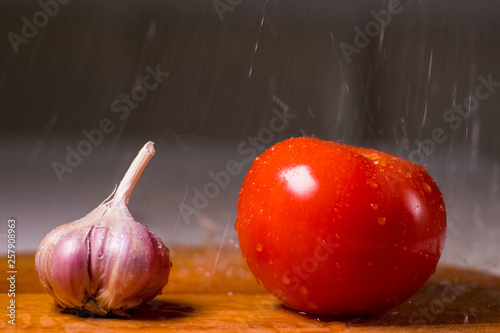 tomato on a table