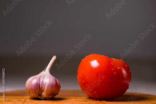 tomato on a table