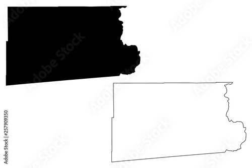 Imperial County, California (Counties in California, United States of America,USA, U.S., US) map vector illustration, scribble sketch Imperial map photo