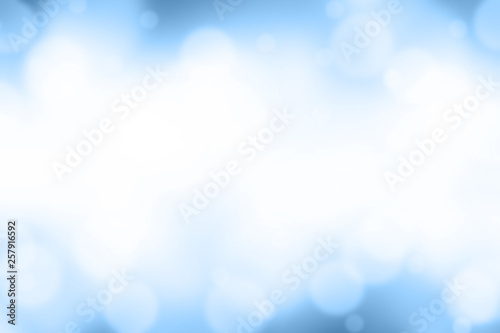 Lights on blue gradient background, Abstract Bokeh design