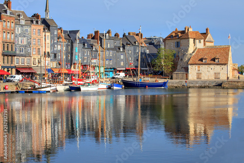 Photography Honfleur harbor, Normandy, France