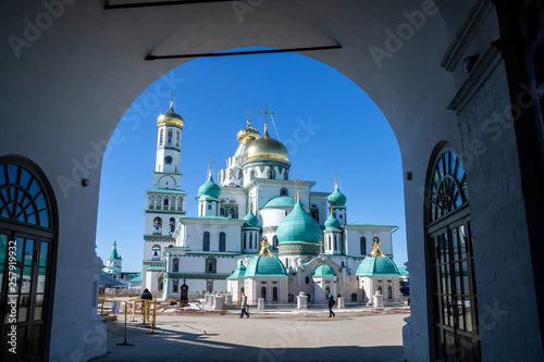 church with golden domes
