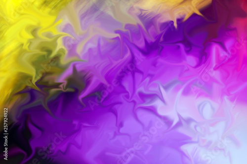 Bright multicolor abstract background with a digitally painted smeared effect. © Ded Pixto
