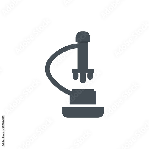 Microscope icon. Medical lab sign