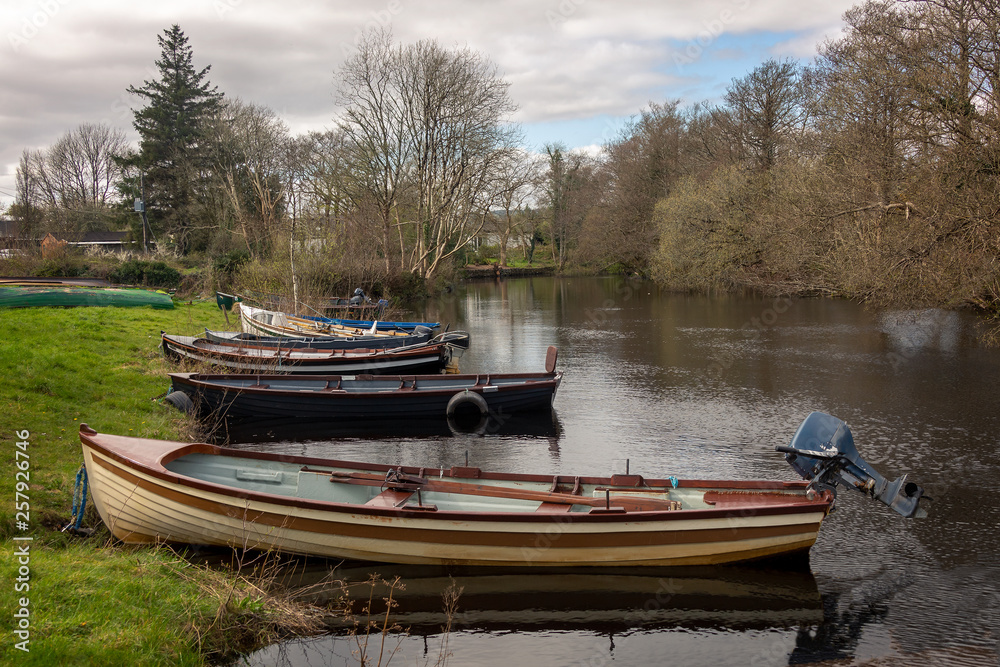 Obraz premium Fishing Boats in Oughterard