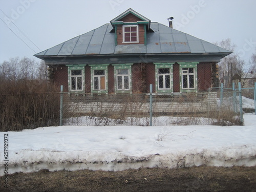 house in winter